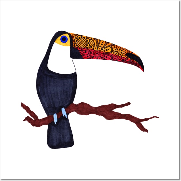 Toucan Wall Art by calenbundalas